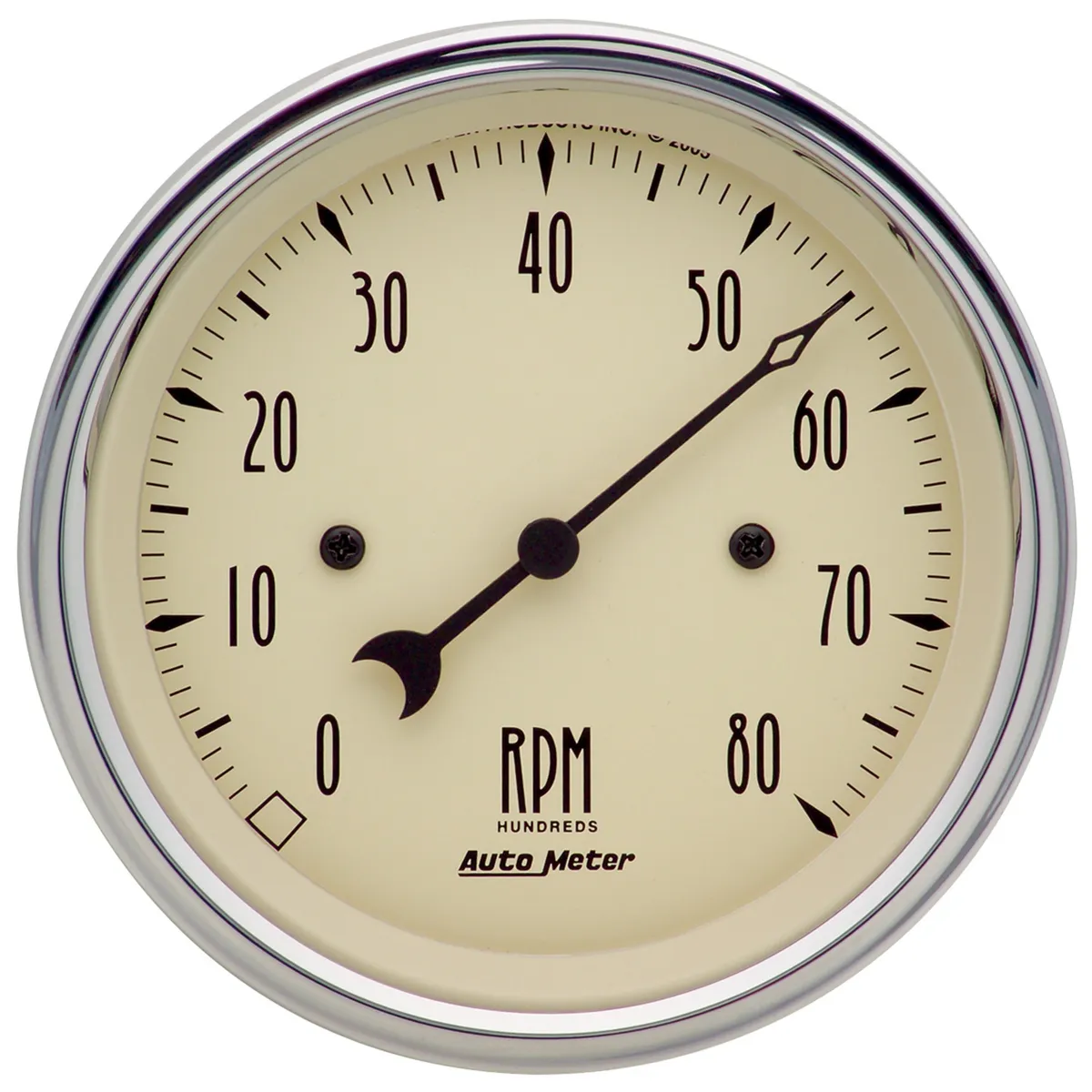 Gauge, Tachometer, 3 3/8", 8k RPM, In-Dash, Antique Beige product image
