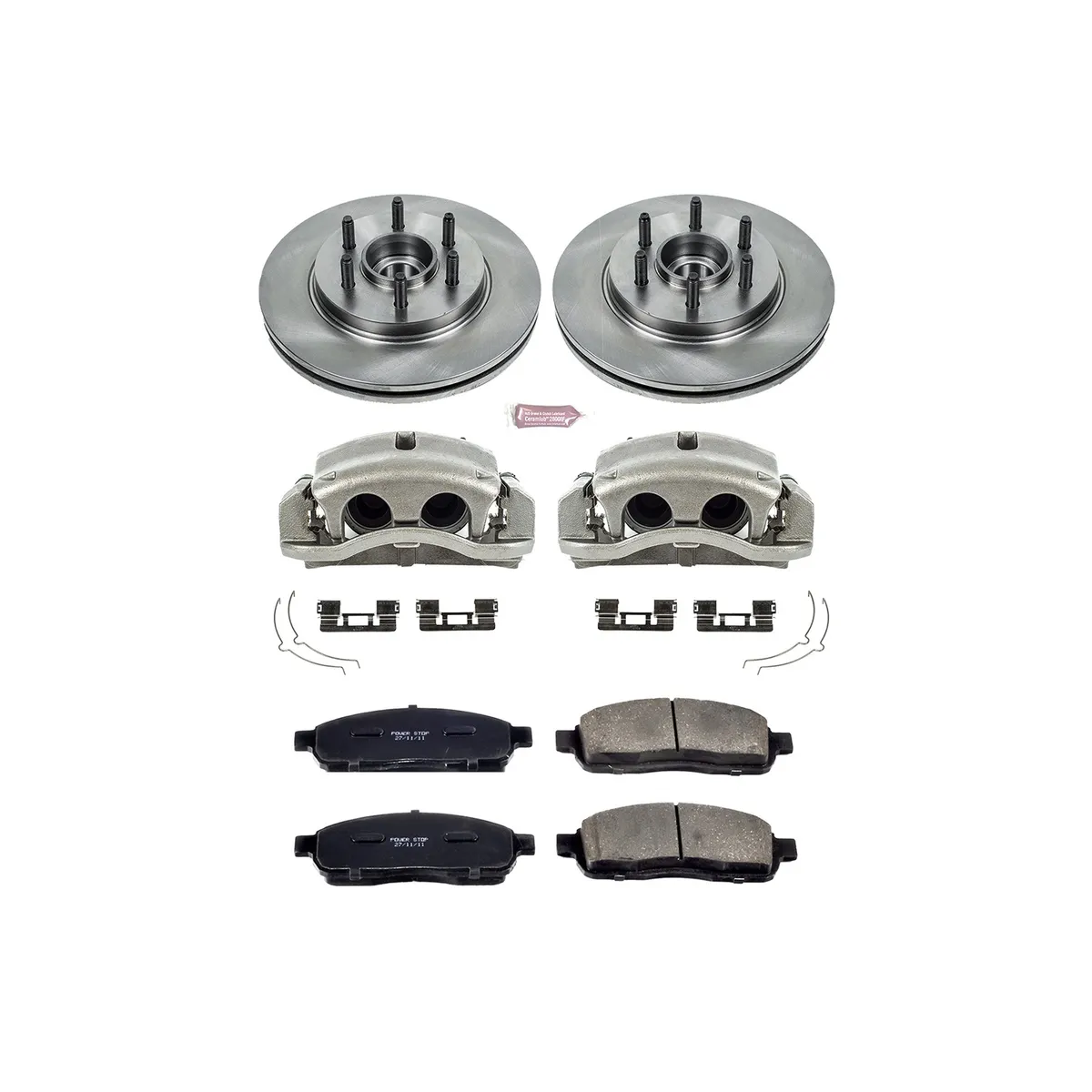 Z17 Direct Replacement Kit: Rotors; Ceramic Pads; Calipers product image