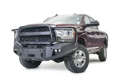 Fab Fours 19c RAM 2500/3500/4500/5500 HD Premium Front Bumper w/ Full Grill Guard