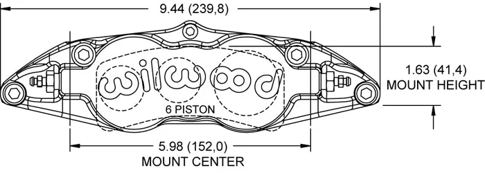 Forged Superlite 6 Radial Mount - 120-13236 product image