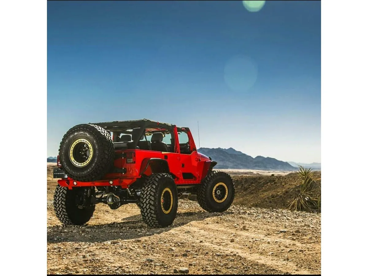 JK Jku EVO 3-5 Inch Lift King Coilover Conversion High Clearance Long Arm Pro Suspension (Black) Jeep Wrangler 2 Door And 4 Door 2007-2018 product image