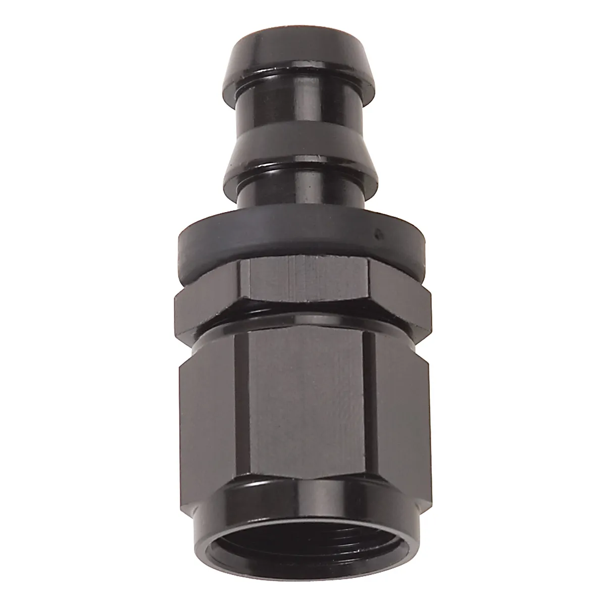 Twist-Lok Hose End #6 Str Black product image