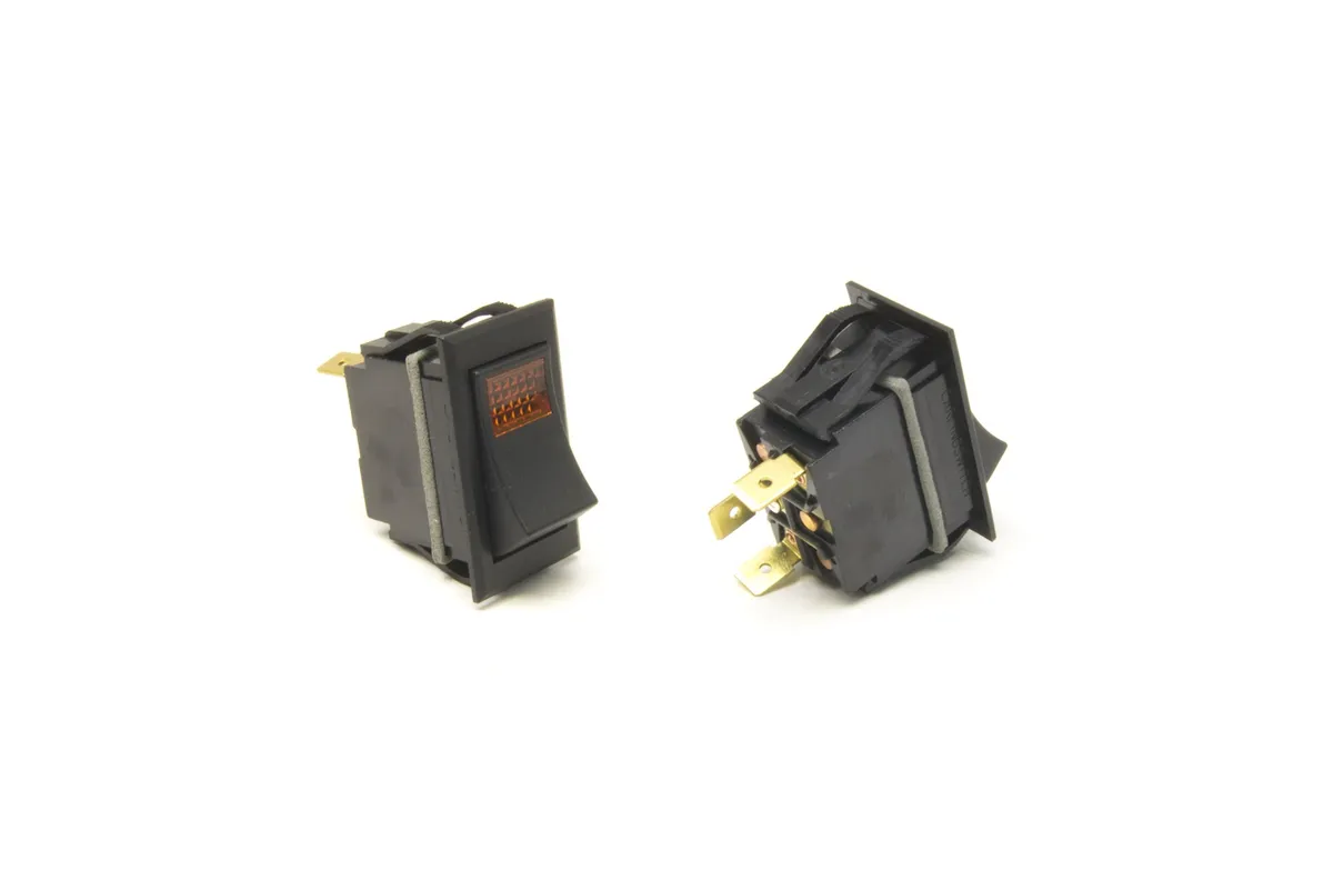 Rocker Switch; On/Off; Amber Light; product image