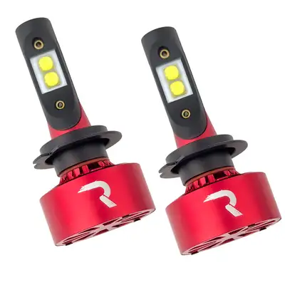 Recon Accessories H13 9008 12V Ultra High-Power 60-Watt LED Headlight Bulbs (Hi & Low Beams) 6000K Color