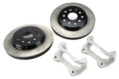 TeraFlex Big Rotor Kit JK Front Complete Anchor Brackets Plain Rotors 13.3in