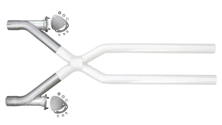 Xchange Dump Legs Intermediate Pipe 2.5 in Hardware Incl Natural 409 Stainless Steel Pypes Exhaust product image