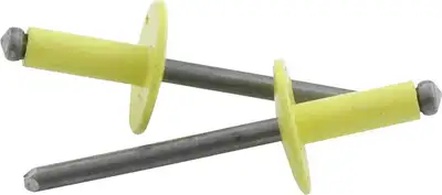 Allstar Performance Lg Hd Rivet 250Pk Yellow