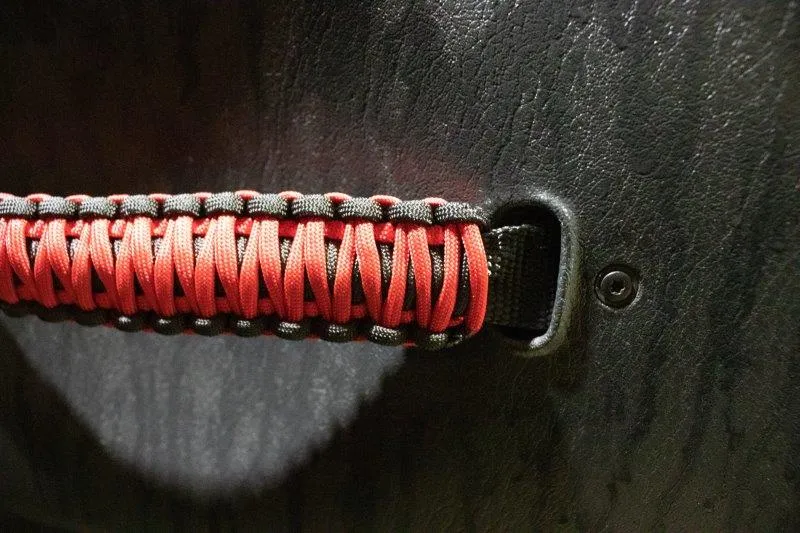 Fishbone Offroad Red Paracord Door Handles for 1997-2006 Jeep Wrangler FB55286 product image