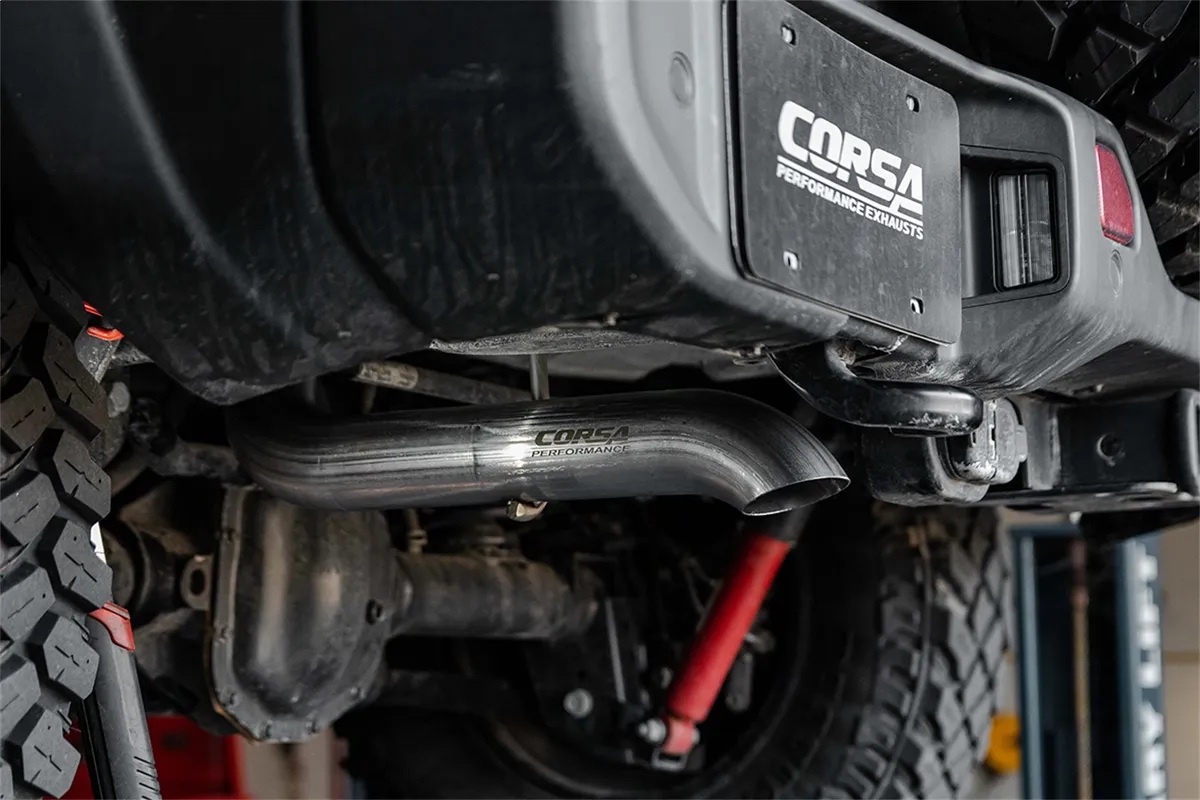 Sport / 2.75 in Cat-Back Turn Down | 2018-24 Jeep Wrangler JLU 3.6L (21123) product image