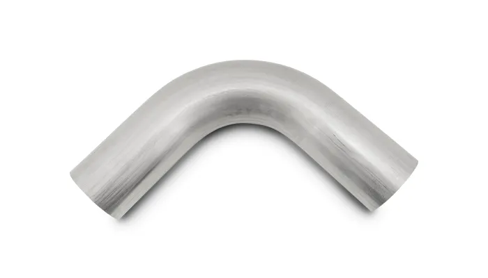 90 Degree Stainless Steel Bend; 2.5 in. OD; 3.75 in. Centerline Radius; 6 in. Leg Length From Tangent; 0.065 in. Tube Thickness; 16 Gauge Wall Thickness; 321 Stainless Steel; product image