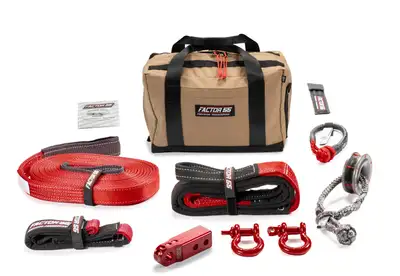 Factor 55 Factor 55 00475-01-Medium Sawtooth Winch Accessory Kit (Red Hitchlink And Med Bag)