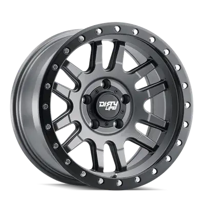 DIRTY LIFE Dirty Life 9309 Canyon Pro Series Wheel, 17x9 5x5 -38MM - Satin Graphite - JT/JL/JK