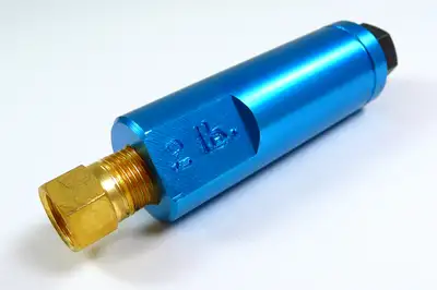 Racing Power Company Residual Check Valve 2 Lbs Blue