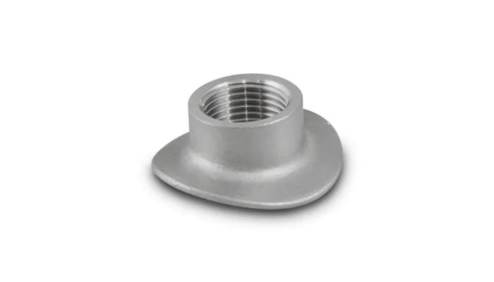 Oxygen Sensor Weld Bung; M18 x 1.5 Thread Size; 304 Stainless Steel; 5 pcs.; Saddle Style; Bulk Pack; product image