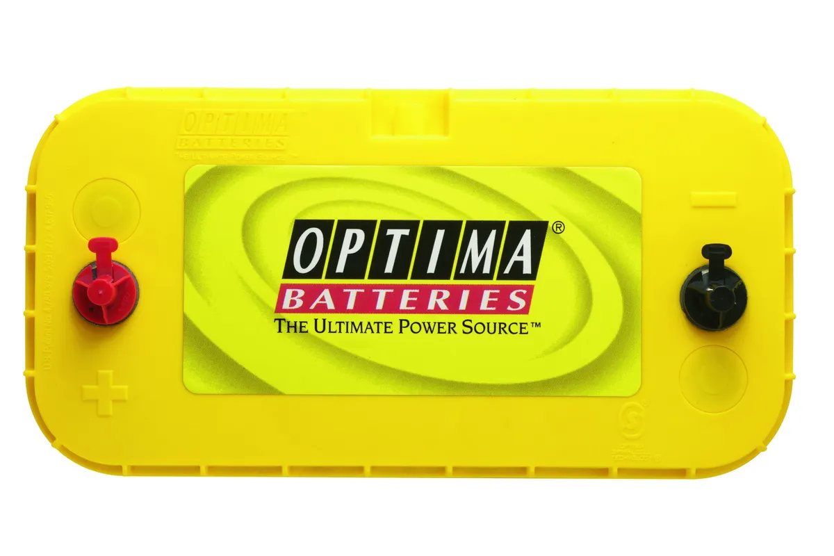 YellowTop® Deep Cycle Battery; UNBOXED; Grp. D31T;Cold Crank Amps 900;Crank Amps 1125;Res. Cap. 155;Ampere Hour 75;Threaded Terminal;L-12 13/16 in.;W-6.5 in.;H-9 3/8 in.; product image
