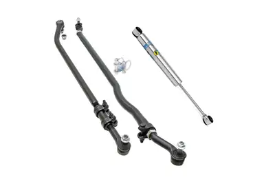 Rock Jock RockJock Currectlync Top Mount Steering System w/ Bilstein Stabilizer Package - JK