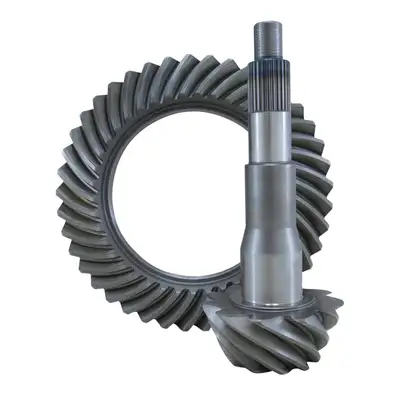 Yukon Gear And Axle Ring & Pinion Gear Set For Ford 10.25 Inch In A 4.11 Ratio 1.26 inch Long Spline 1985-1998 Ford E-250 Econoline USA Standard