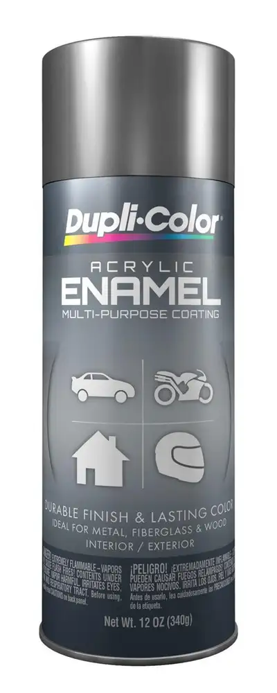 Dupli-Color Chrome Aluminum Enamel Paint 12oz