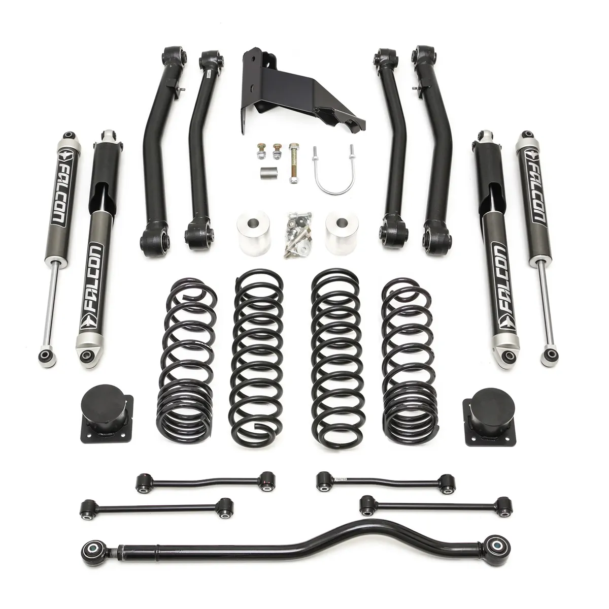 2020-2023 Jeep JT Gladiator Terrain Flex Max 4-Arm Kit With Falcon 2.1 Shocks product image