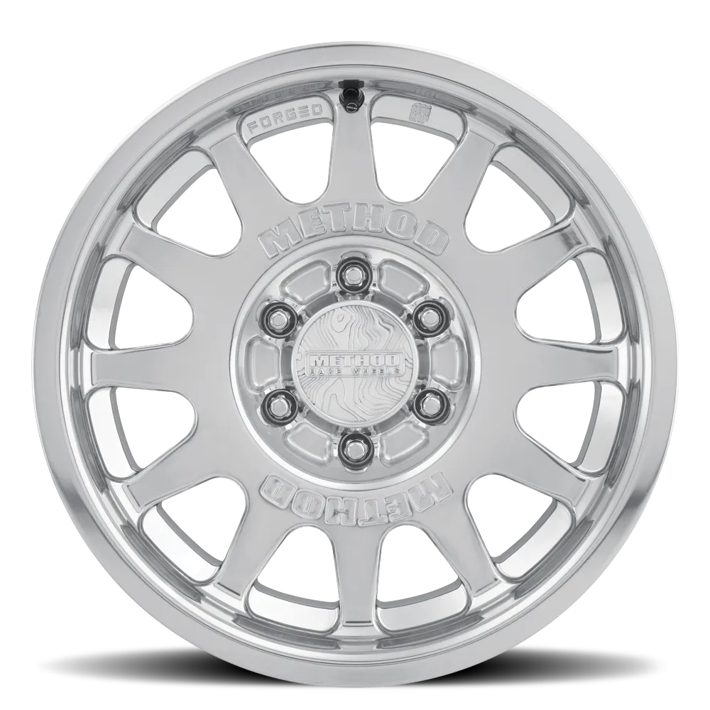Method Race Wheels MR203 Forged 17x8.5 0mm Offset 6x5.5 106.25mm Centerbore Polished - Clear Coat MR203785601100 product image