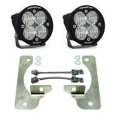 Baja Designs Jeep JL Fog Pocket Kit 2018 Wrangler JL Rubicon Squadron R Sport Baja Designs