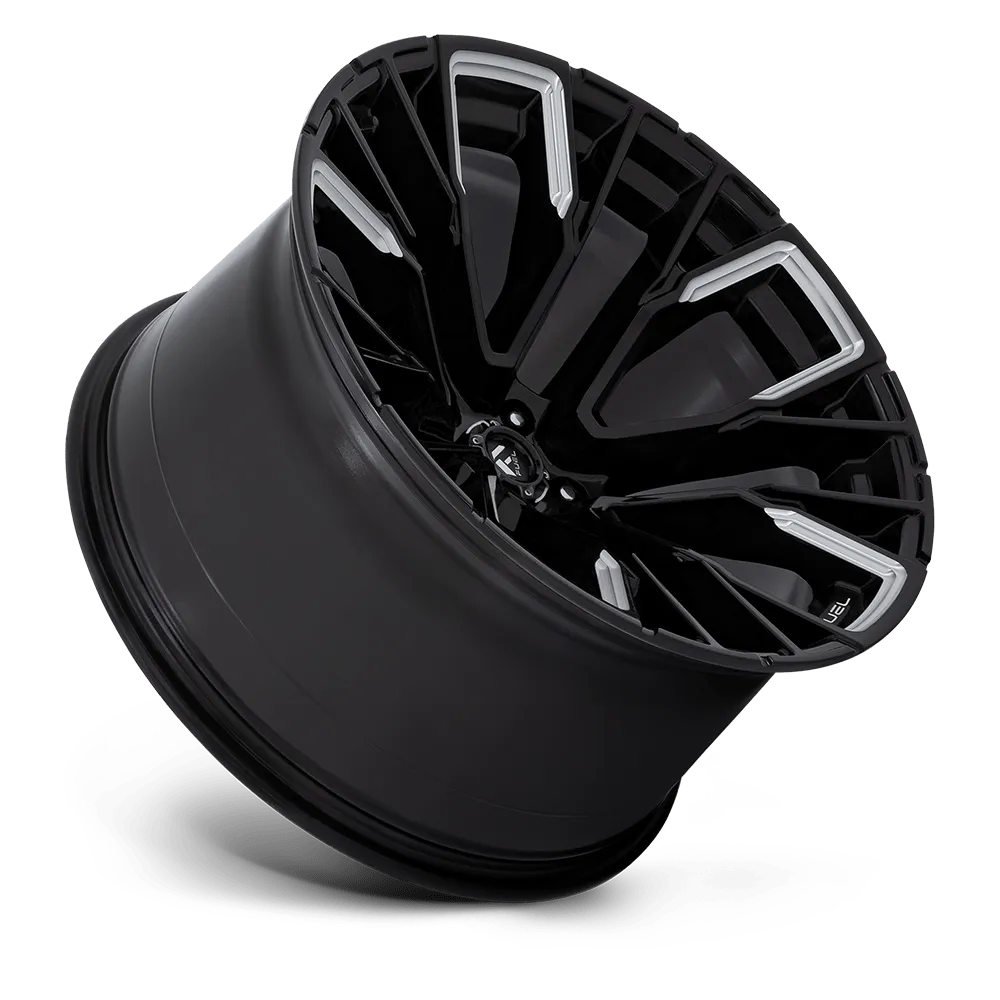 Fuel Wheels | Rebar | Gloss Black Milled product image