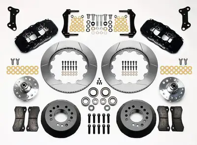 Wilwood Brakes 1960 - 1982 Buick, Chevrolet, Ford, GMC, Mercury, Oldsmobile, Pontiac AERO6 Big Brake Front Brake Kit - 140-15053