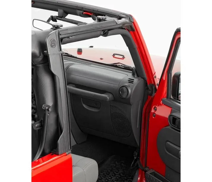 Bestop Jeep JK 2 Door Surrounds For Jeep 2007-2018 Wrangler JK Black Polypropylene Bestop