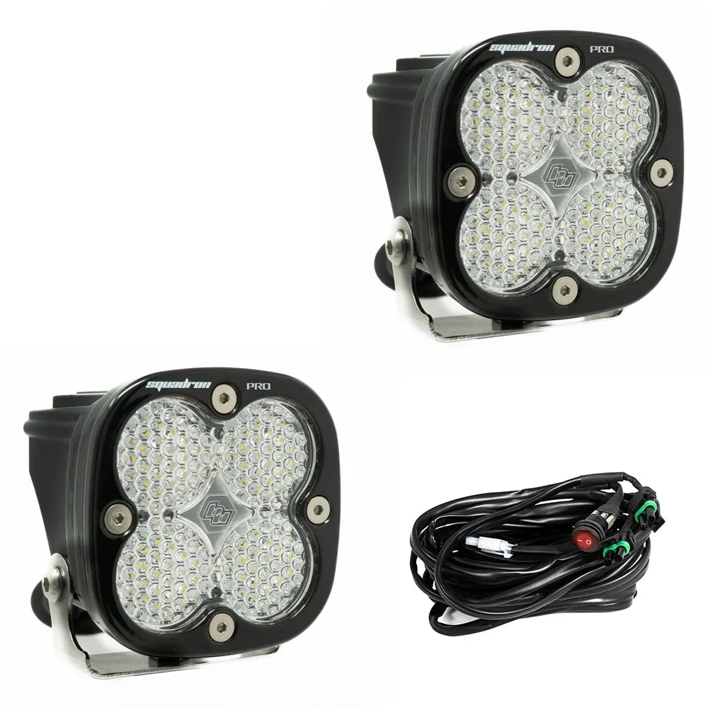 Baja Designs Squadron Pro Black LED Auxiliary Light Pod Pair - Universal product image