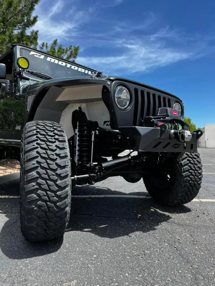 Motobilt Crusher Front Bumper - Bare Steel - LJ/TJ/YJ product image