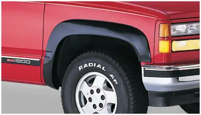 Bushwacker Chevrolet OE Style Fender Flare Set of 4, Dura-Flex(R) 2000 ABS Smooth