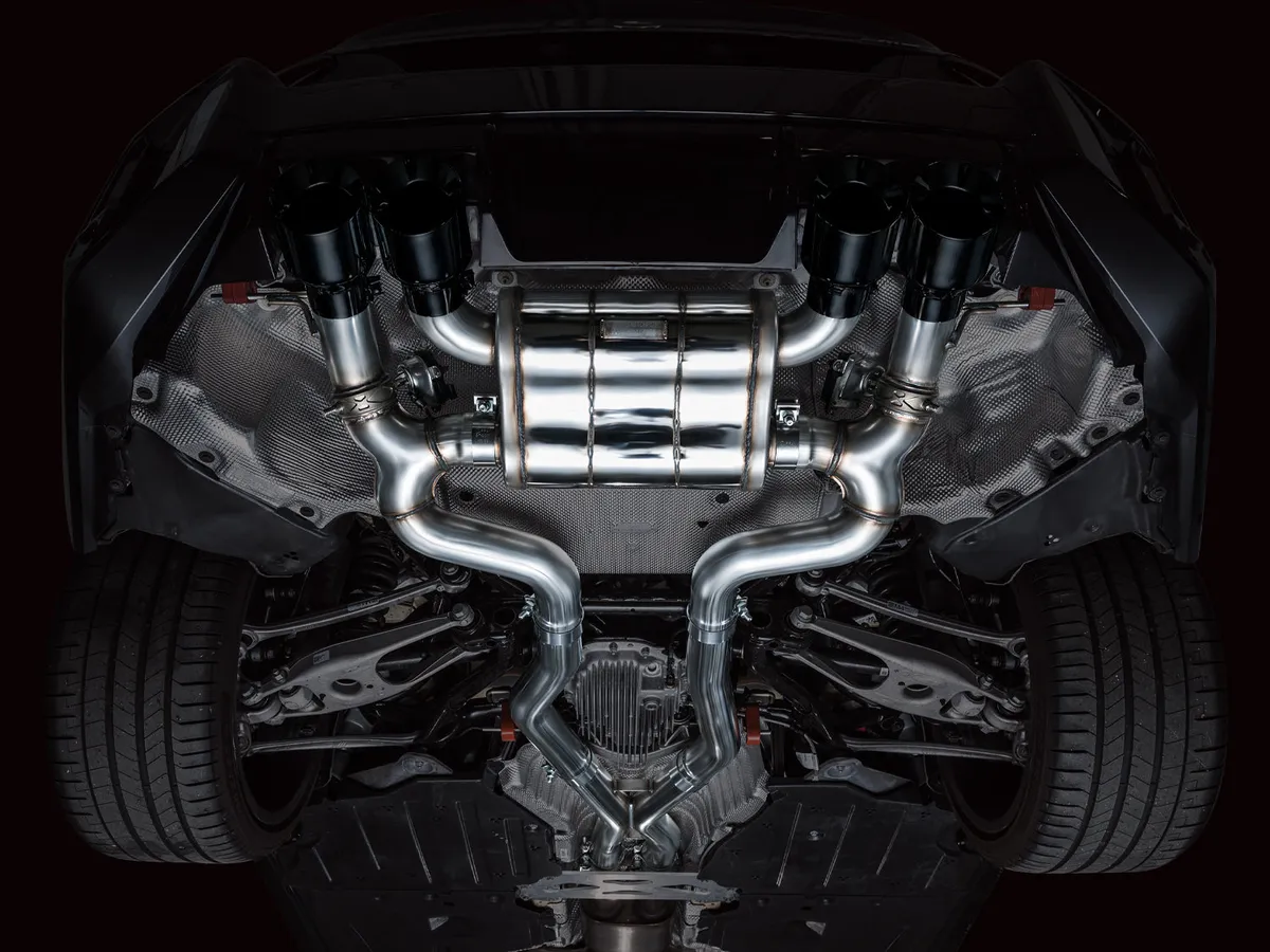 AWE SwitchPath™ Exhaust for BMW G87 M2 - Chrome Silver Tips product image