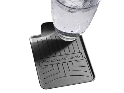Weathertech Floor Liner Drink Coasters Black (Set of 4)