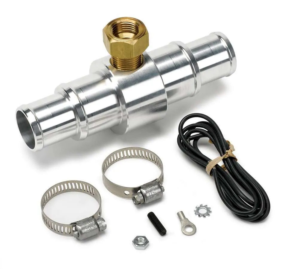 AutoMeter Autometer 2282 Fitting, Adapter, Radiator Hose, 1 to 1.25, 3/8 Nptf Female, Aluminum