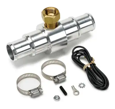 AutoMeter Autometer 2282 Fitting, Adapter, Radiator Hose, 1 to 1.25, 3/8 Nptf Female, Aluminum