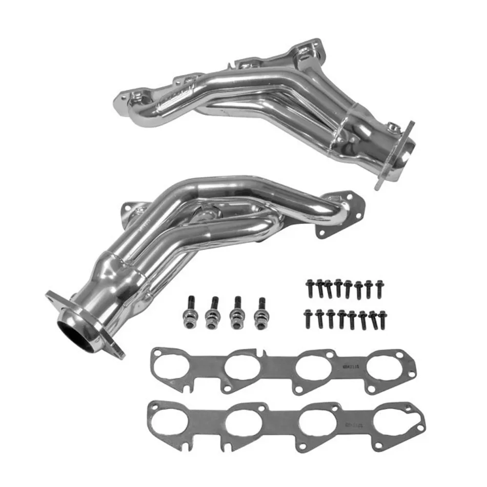 Dodge Challenger Charger 300C Magnum 6.1 Hemi 1-7/8 Shorty Exhaust Headers Polished Silver Ceramic 06-10 product image