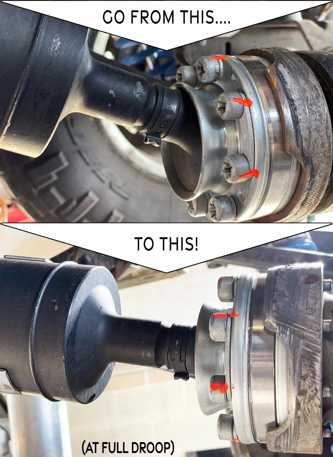 Control Arm Geometry Correction Bracket; Geometry Correction Axle Brackets For Rear Upper Control Arms; product image