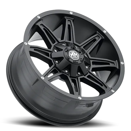 Mayhem Offroad Wheels Rampage 8090 MB 18x9 Black 18 Off Set 5 Lug 5.71 BSM 87 Bore Cast Aluminum product image