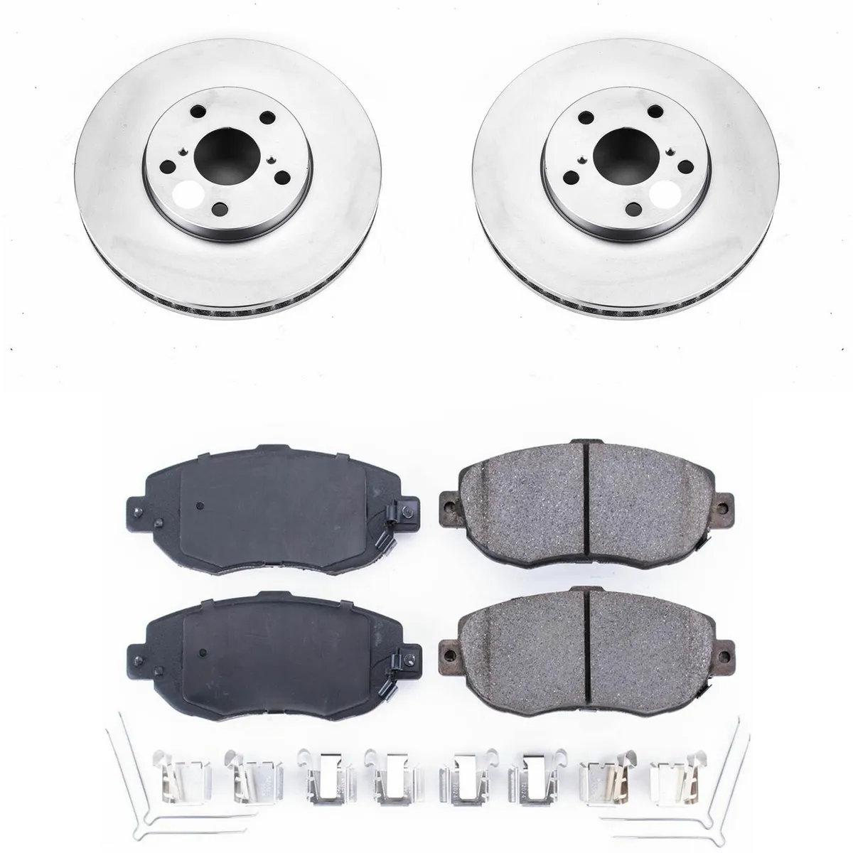 Z17 Geomet Coated Rotor Kit: Genuine Geomet Fully Coated Rotors; Ceramic Pads W/Hardware product image