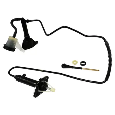 Crown Automotive Jeep Replacement Clutch Hydraulic Assembly; Fits Jeep 1998 ZG Grand Cherokee w/ 2.5L Diesel Engine; Europe; w/LHD; Incl. Master Cylinder/Hose And Slave Cylinder;