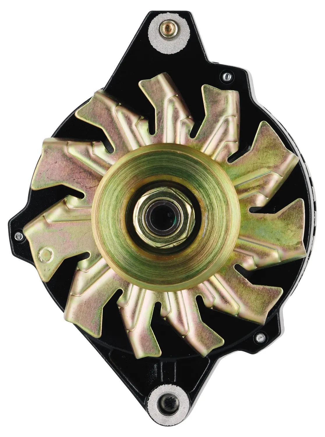 Alternator; CS130; Straight Mounting; 140 Amp; 95 Idle; 1 Groove V Type Pulley; Black; product image
