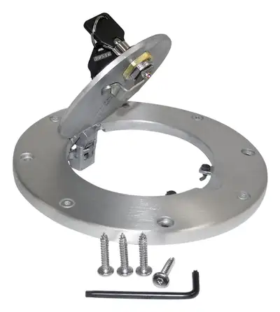 Crown Automotive Jeep Replacement RT Off-Road - Aluminum Unpainted Fuel Door