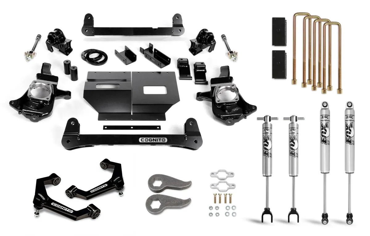 Cognito Motorsports Truck Cognito 6-Inch Standard Lift Kit with Fox PS 2.0 IFP Shocks for 11-19 Silverado Sierra 2500 3500 2WD 4WD