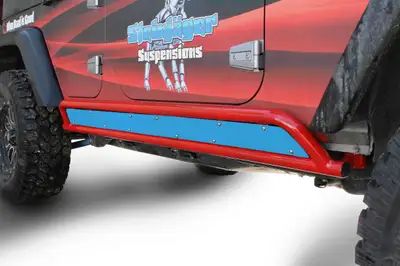 Steinjager Armor 2007-2018 Rock Sliders Inserts for 4 Door Models Playboy Blue