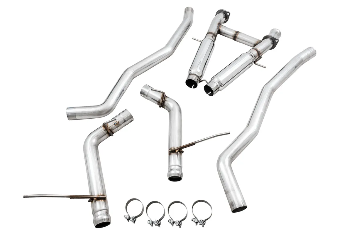 AWE Touring Edition Exhaust for Jeep Grand Cherokee SRT - Chrome Silver Tips product image