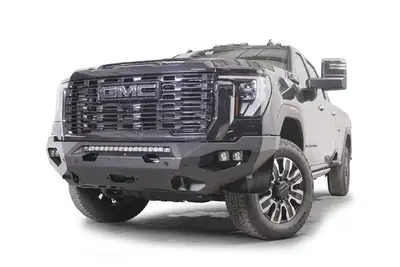 Fab Fours 24c Sierra 2500/3500 HD Matrix Front Sensor Bumper w/ no Guard Matte Finish
