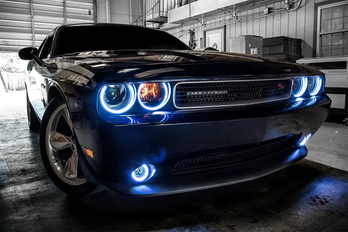 ORACLE Lighting 2008-2014 Dodge Challenger LED Fog Light Halo Kit - Surface Mount product image