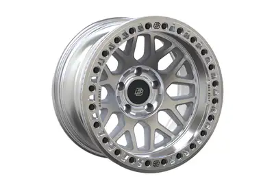 Baja Built Race Wheels Baja Built Lite Brite Outlaw Cast Beadlock Wheel, 17x9 5x5 -38mm - Machined - JT/JL/JK