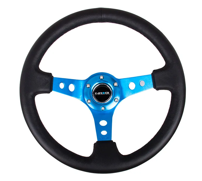 Steering Wheel 350mm 3in Dish Black Leather product image