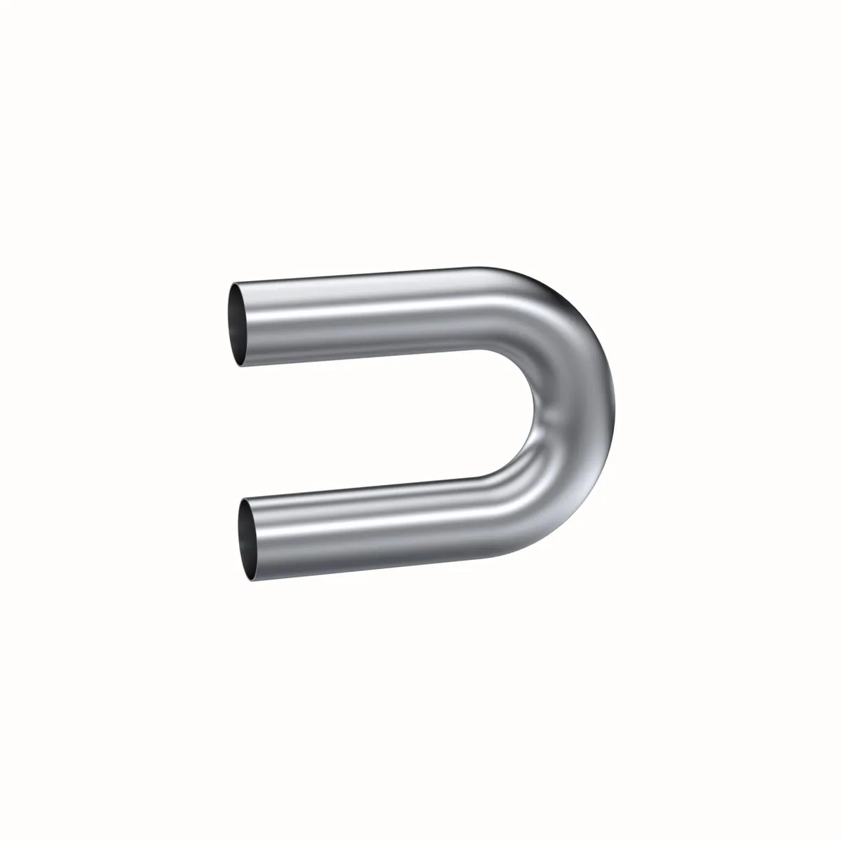 Garage Parts Pro Series Smooth Mandrel Bend Pipe; 3 in. Diameter; 180 Degree Bend; 9 in. Legs; T304 Stainless Steel; product image